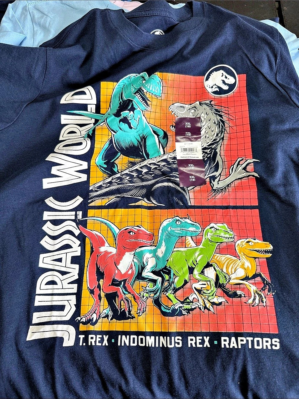 Jurassic World Dinosaur Graphic Tee Graphic Tee Boys XXL NWT